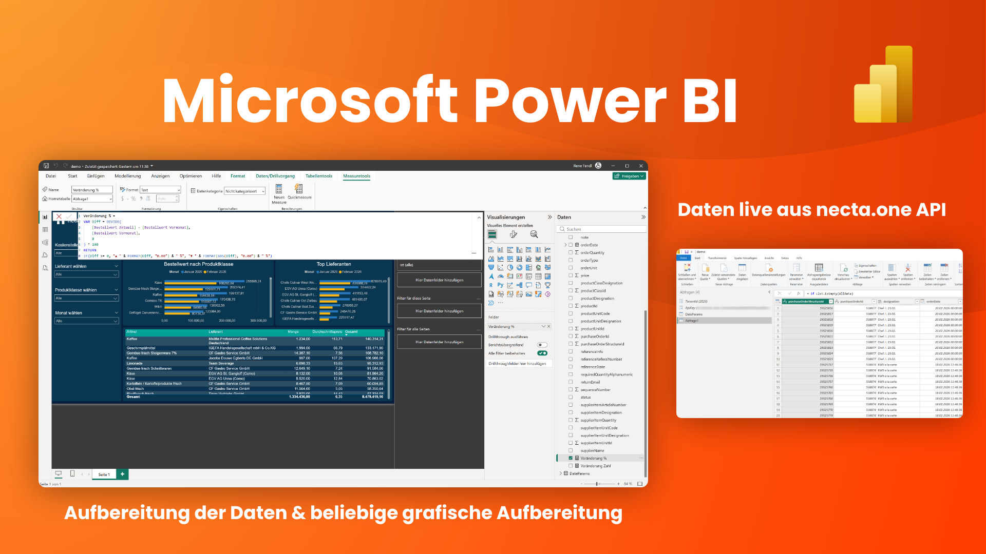 necta.one mit Microsoft Power BI